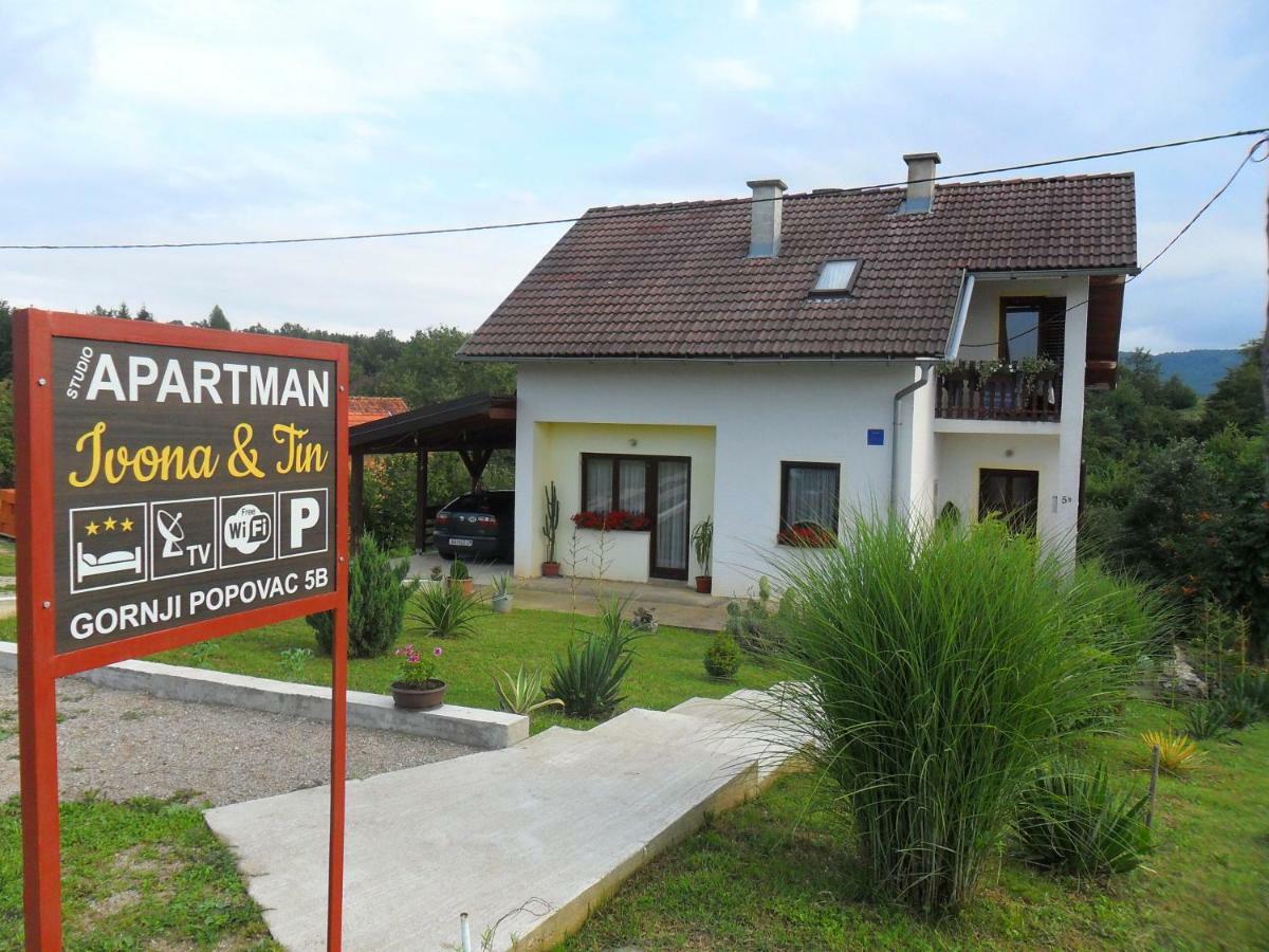 Studio Apartment Ivona&Tin Slunj Exterior foto
